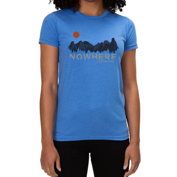 Women's Trout Fly Fishing T-Shirt - Nowhere :: The Self-Propelled