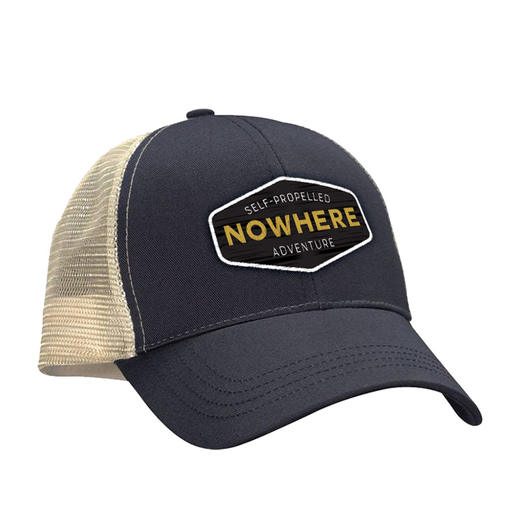 Trucker hats from Nowhere. The self-propelled adventure company.